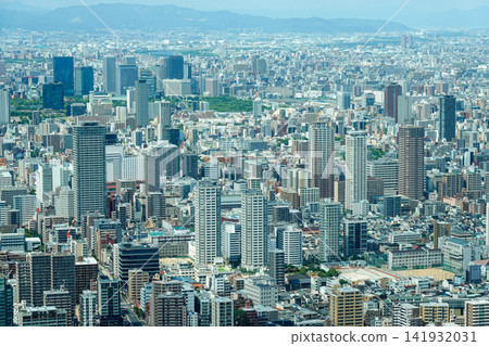 從阿倍野Harukas觀景台拍攝的360度全景(攝於2026年8月) 從阿倍野Harukas觀景台拍攝的360度全景(攝於2026年8月) 141932031