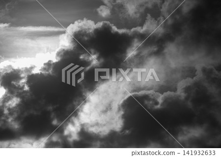 A dramatic scene: sunlight filtering through gaps in the clouds on Amami Oshima Island. A dramatic scene: sunlight filtering through gaps in the clouds on Amami Oshima Island. 141932633