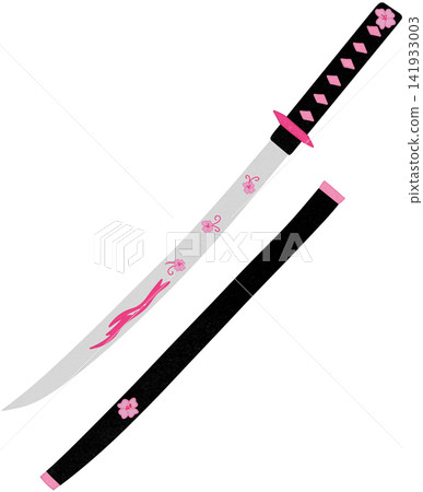 japanese katana illustration japanese katana illustration 141933003