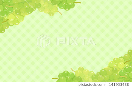 逼真的麝香葡萄框架 1_水平 逼真的麝香葡萄框架 1_水平 141933488
