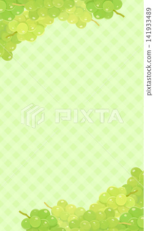 逼真的麝香葡萄框 1_直式版 逼真的麝香葡萄框 1_直式版 141933489