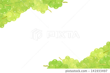 Realistic Muscat Grape Transparent Frame 1_ 141933497