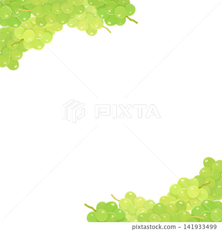 逼真麝香葡萄透明邊框 1_Square 逼真麝香葡萄透明邊框 1_Square 141933499