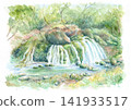 A sketch of the underground waterfall 141933517