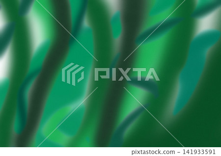 Abstract blurred emerald jade green tropical rain forest background with grain noise texture. Abstract blurred emerald jade green tropical rain forest background with grain noise texture. 141933591