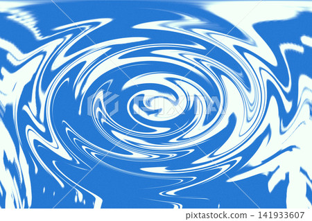 Dynamic deep abstract swirling liquid background of deep azure blue and creamy white, like a circles on the water. Dynamic deep abstract swirling liquid background of deep azure blue and creamy white, like a circles on the water. 141933607