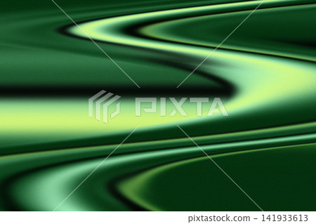 Abstract background: high-contrast metallic green with gradients, waves resembling the structure of silk, grainy texture Abstract background: high-contrast metallic green with gradients, waves resembling the structure of silk, grainy texture 141933613