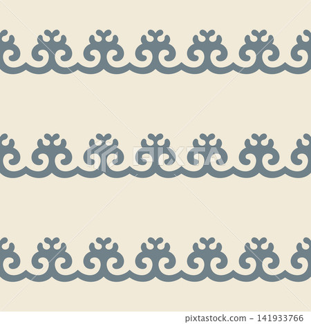 Eastern ornamental border pattern for textiles wallpaper curtains packaging and decorative design Eastern ornamental border pattern for textiles wallpaper curtains packaging and decorative design 141933766