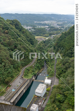 Deep green valleys and dams Deep green valleys and dams 141934045
