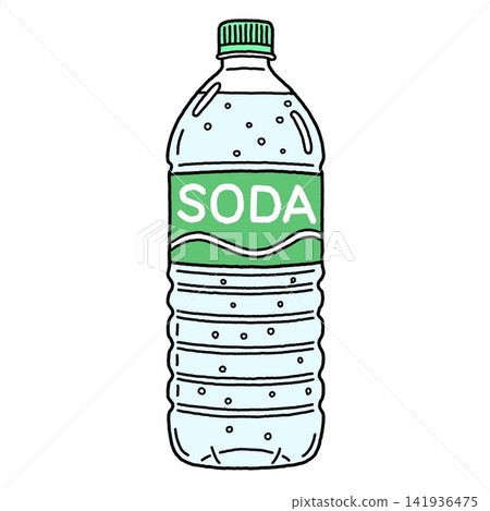 Soda in a plastic bottle Soda in a plastic bottle 141936475