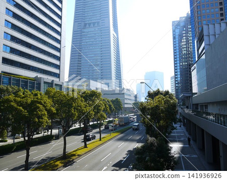 藍天舒展的港未來風景 藍天舒展的港未來風景 141936926