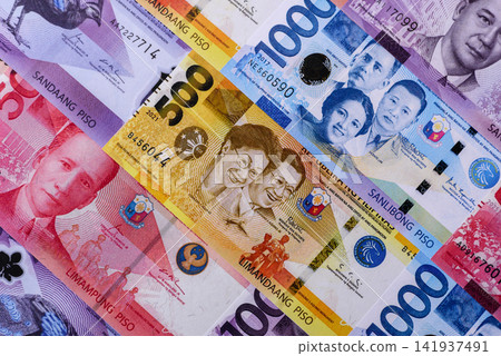 Philippines, Philippine peso banknotes and coins for trade and exchange Philippines, Philippine peso banknotes and coins for trade and exchange 141937491