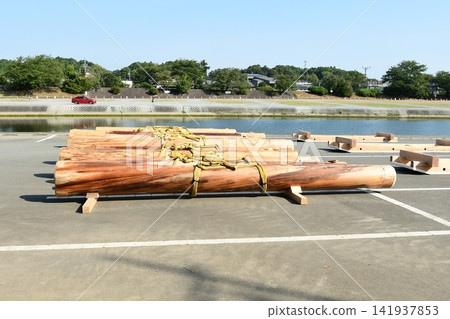 Timber hauling, river hauling, timber for official use Timber hauling, river hauling, timber for official use 141937853