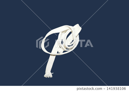 White flat textile cord White flat textile cord 141938106