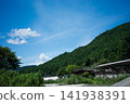 A local train running through fresh greenery 141938391