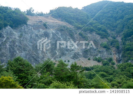 Landslide site on Mt. Onishi (Oshika Village, Shimoina District, Nagano Prefecture) Landslide site on Mt. Onishi (Oshika Village, Shimoina District, Nagano Prefecture) 141938515