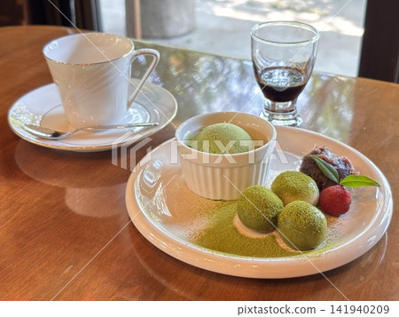 A combination of ice cream and mochi A combination of ice cream and mochi 141940209