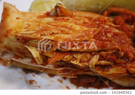 Kimchi Stacked Dish with Pickles Kimchi Stacked Dish with Pickles 141940561