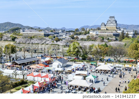 【世界文化遺產】春日姬路城遠景 141941237