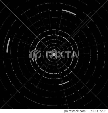 Abstract digital patterns of circular light and lines Abstract digital patterns of circular light and lines 141941559