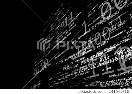 Background material of binary code floating in digital space Background material of binary code floating in digital space 141941716