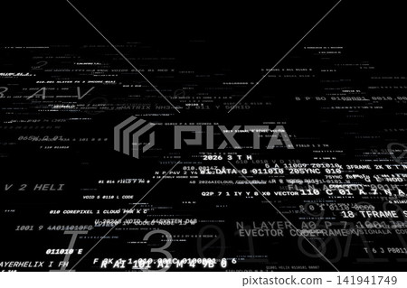 Cyberspace where encrypted text flows Cyberspace where encrypted text flows 141941749