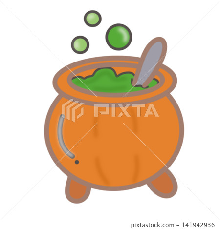 Witch cauldron boiling green potion trick or treat autumn halloween party decor sticker invitation visual graphic clipart artwork design icon element illustration Witch cauldron boiling green potion trick or treat autumn halloween party decor sticker invitation visual graphic clipart artwork design icon element illustration 141942936