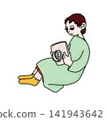 Reading on a tablet 141943642