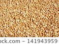 yellow dry pea grains background 141943959