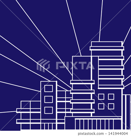 Background with building abstract. Card real estate company. Background with building abstract. Card real estate company. 141944004