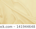 Smooth elegant golden silk or satin luxury cloth texture as wedding background. Luxurious background design. In Sepia toned. Retro style 141944648