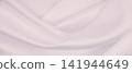 Smooth elegant pink silk or satin texture as wedding background. Luxurious background design 141944649