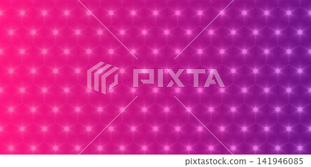 Abstract pink and purple gradient hexagon mesh pattern. Futuristic honeycomb grid background with thin wavy lines for gaming, tech and digital data visualization. Abstract pink and purple gradient hexagon mesh pattern. Futuristic honeycomb grid background with thin wavy lines for gaming, tech and digital data visualization. 141946085