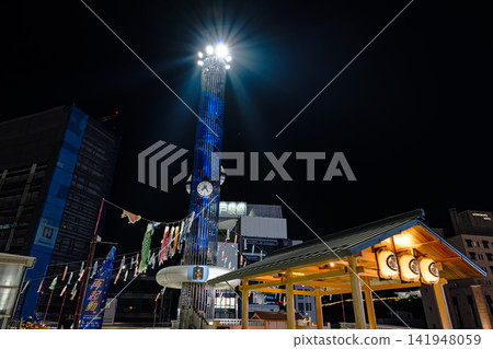 Mito Station North Exit Deck "Rest Area" Night View, Miyamachi, Mito City, Ibaraki Prefecture Mito Station North Exit Deck "Rest Area" Night View, Miyamachi, Mito City, Ibaraki Prefecture 141948059