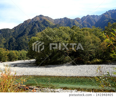 Kamikochi autumn leaves autumn Kamikochi autumn leaves autumn 141948405