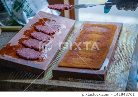 red rice cake red rice cake 141948701