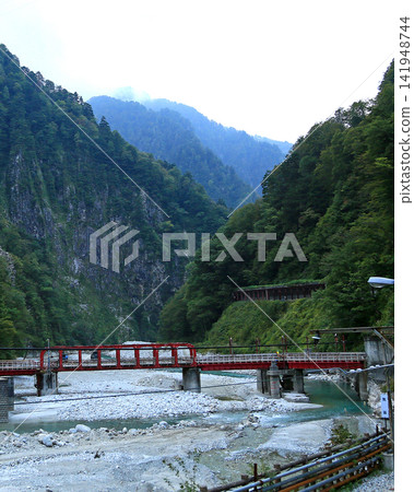 黑部谷卡車火車富山縣 黑部谷卡車火車富山縣 141948744