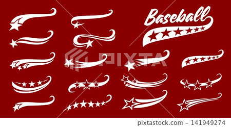 Retro american sport swoosh ribbons with stars, baseball and basketball swish and swash underline tails. Shooting stars and comets hand drawn calligraphy sport swoosh tails, varsity underline ribbons Retro american sport swoosh ribbons with stars, baseball and basketball swish and swash underline tails. Shooting stars and comets hand drawn calligraphy sport swoosh tails, varsity underline ribbons 141949274