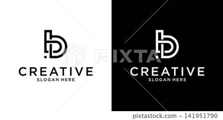 B or BB initial letter logo design vector B or BB initial letter logo design vector 141951790