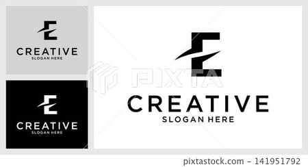 E or EE initial letter logo design vector concept E or EE initial letter logo design vector concept 141951792