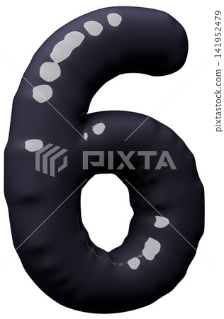3D image_balloon_6_black 3D image_balloon_6_black 141952479