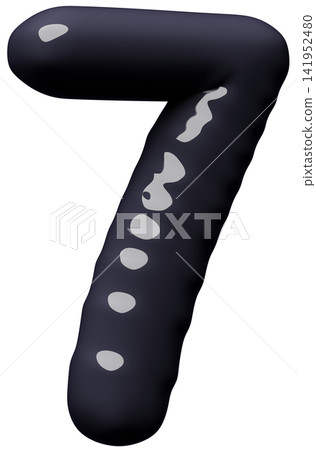 3D image_balloon_7_black 3D image_balloon_7_black 141952480
