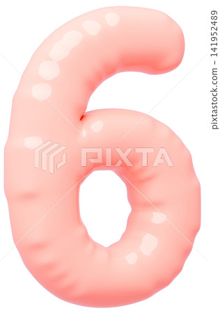 3D image_balloon_6_pink 3D image_balloon_6_pink 141952489