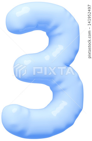 3D image_balloon_3_light blue 3D image_balloon_3_light blue 141952497