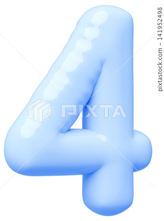 3D image_balloon_4_light blue 3D image_balloon_4_light blue 141952498