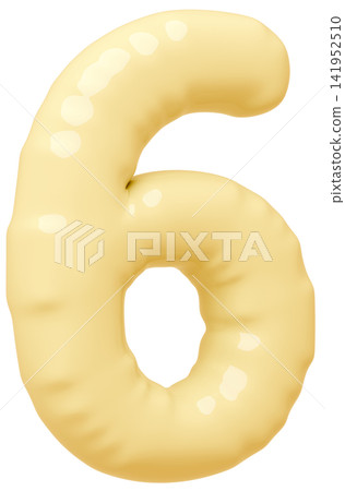 3D image_balloon_6_yellow 3D image_balloon_6_yellow 141952510