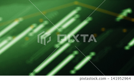 Business chart shows trends in stock exchange trading during market hours Business chart shows trends in stock exchange trading during market hours 141952964