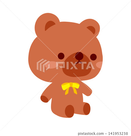 色彩鮮豔的可愛小熊絨毛玩具 色彩鮮豔的可愛小熊絨毛玩具 141953238