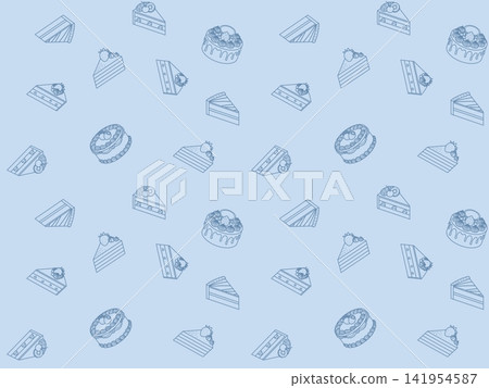 Seamless cake pattern D-4' Seamless cake pattern D-4' 141954587