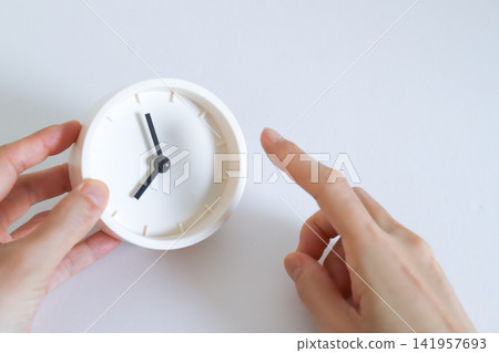 A clock designed for time management. A clock designed for time management. 141957693